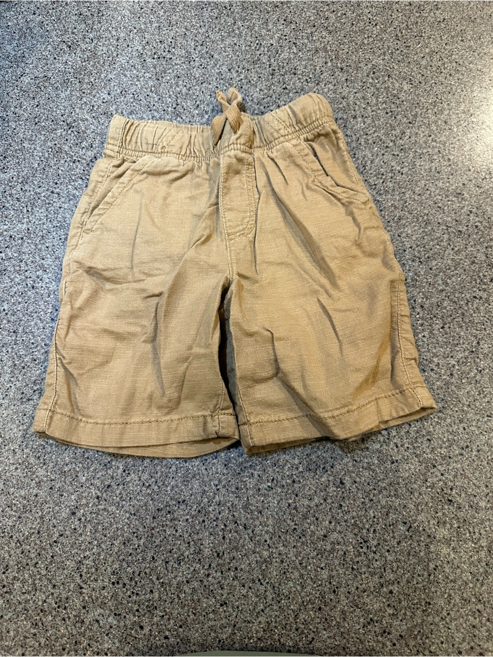 jumping beans Tan Elastic-Waist Pull-On Shorts